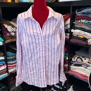 #309. 🪷Lane Bryant size 14/16. Xl pink button front blouse